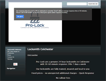Tablet Screenshot of pro-locksmiths.co.uk